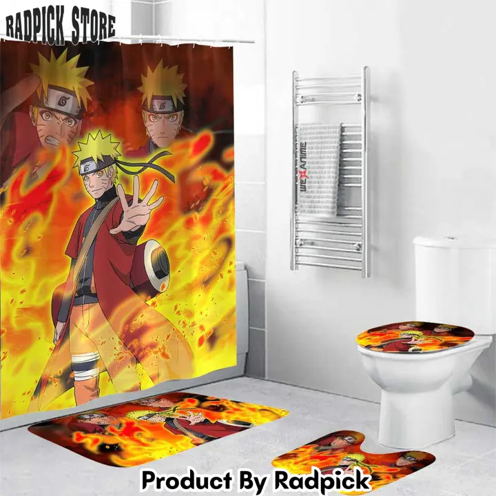 Uzumaki sage combo bathroom set anime decor idea   rp0207693